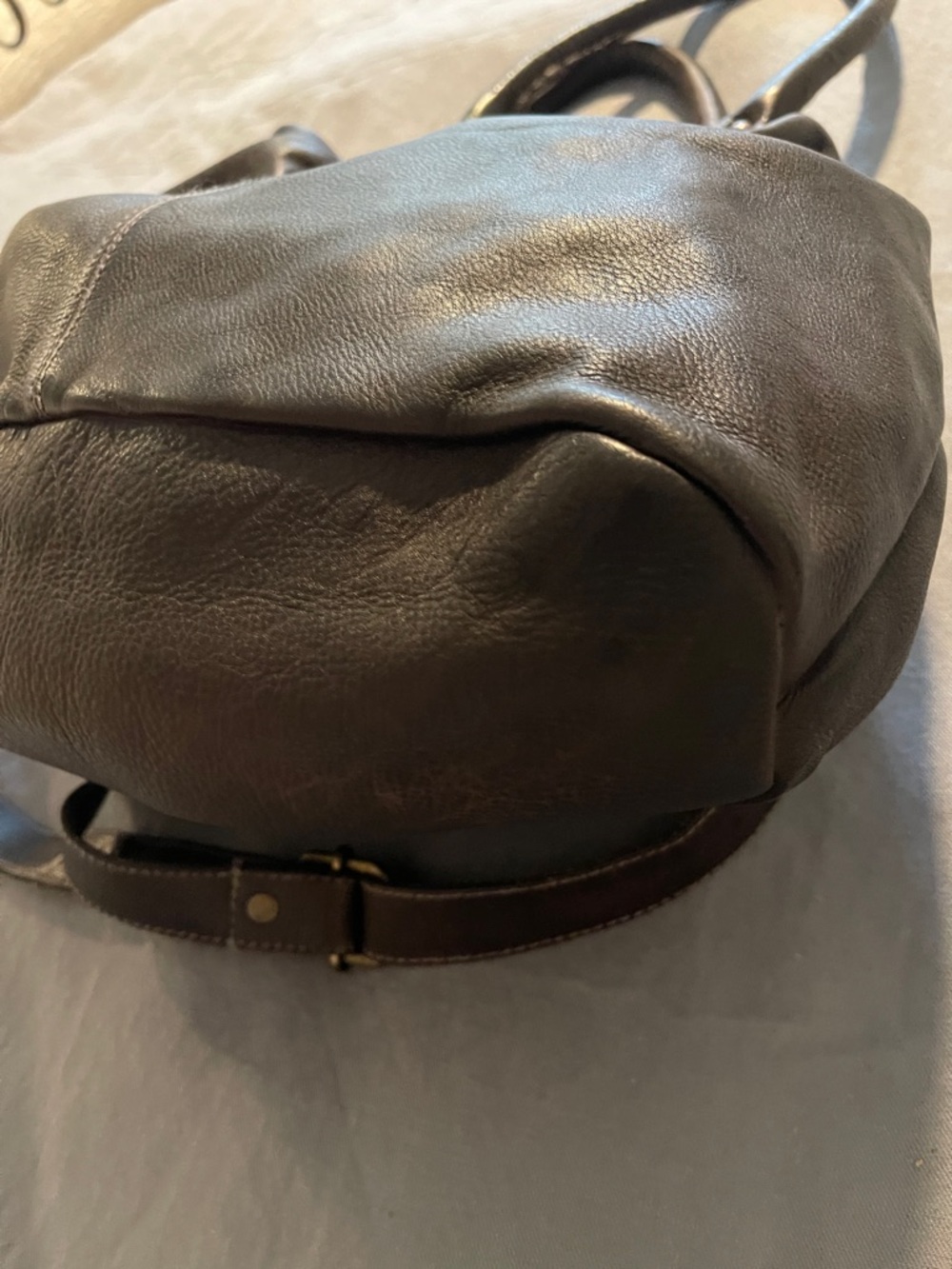 Amsterdam Heritage Leather Shoulder Bag with Top Handles - Picture 4 of 14